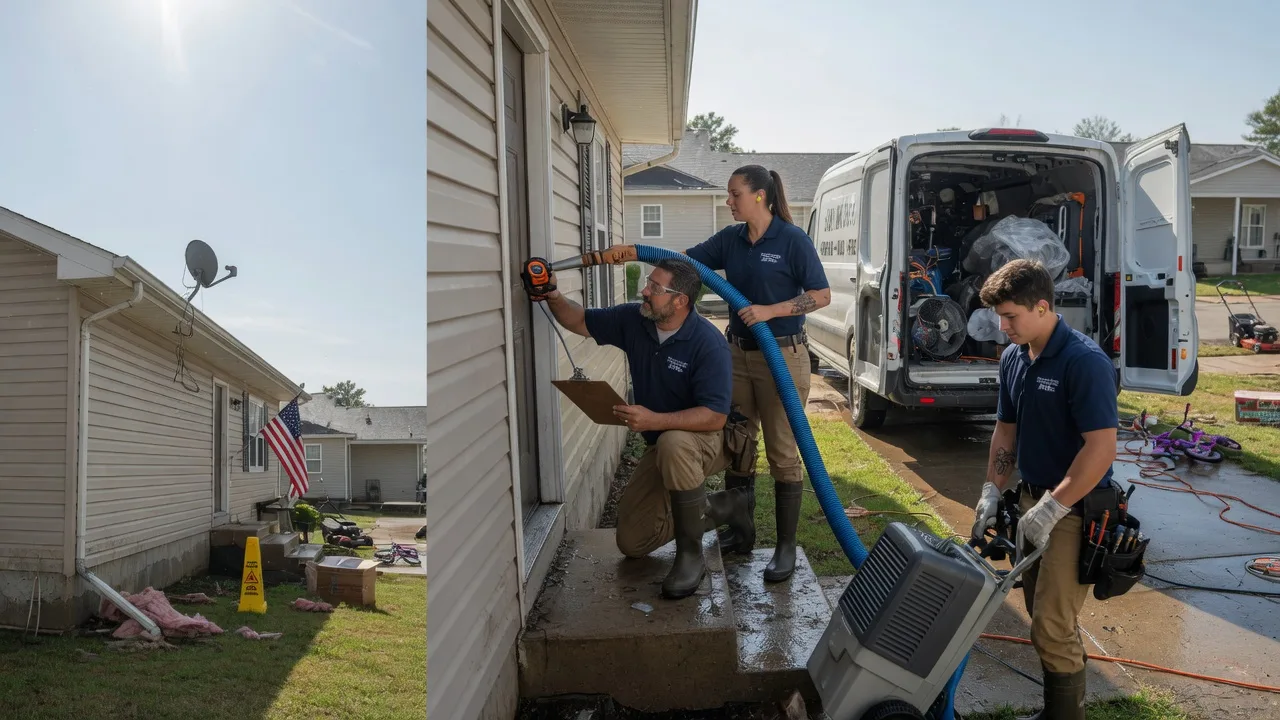 Ceiling Water Damage Restoration in Mount Vernon, TX near me